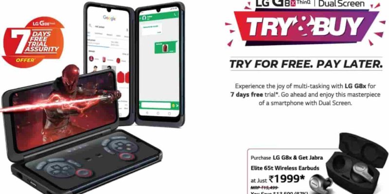 lg g8 thinq 99 rs offer