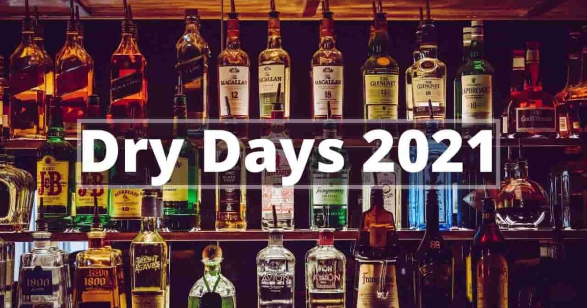 Dry Days In Delhi 2021 No alcohol Days की लिस्ट जब होगा Dry Day 2021